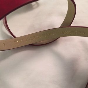 Betsey Johnson Accessories - Betsey Johnson red bow buckle belt Betsey Johnson Accessories - Betsey Johnson red bow buckle belt
